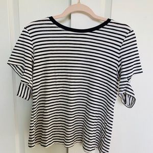 Striped Shirt Black White Basic Cut Outs